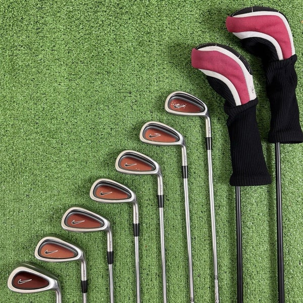 Nike CPR Iron Hybrid Combo Set 4H 5H 5-PW 52 Wedge CPR Uniflex Steel Shafts