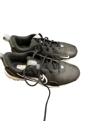 Used Nike TROUT BASEBALL CLEATS BB/SB Cleats Black Junior 06 11884-S000052229