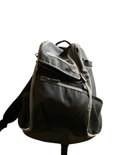Used Easton BASEBALL BAG GREY BB/SB Player Backpack Black 11884-S000052220