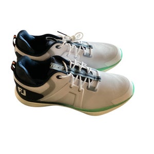 Used Foot Joy Mens Golf Shoes White Senior 9.5 11884-S000052218