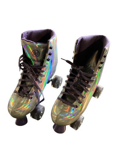 Used JAJA HOHO QUADS Senior Roller Quad Skates Grey Senior 8 11884-S000052200