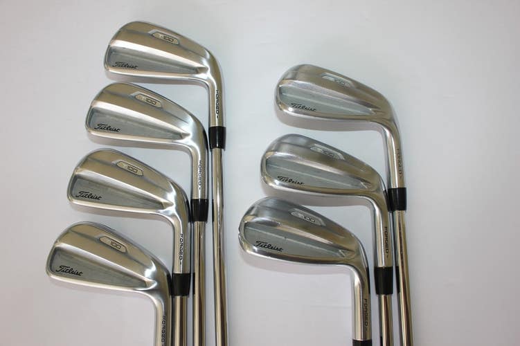 TITLEIST T100 4-PW IRON SET - TRUE TEMPER TOUR ISSUE S400 STEEL - STIFF