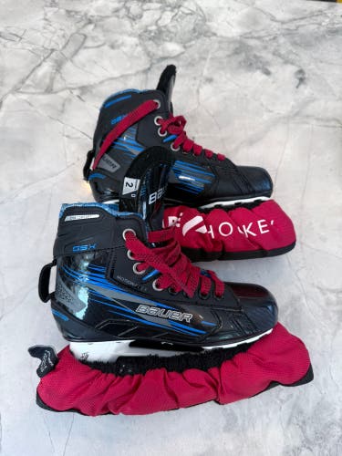 2024 Bauer GSX Hockey Goalie Skates Regular Width Size 2 (Used)