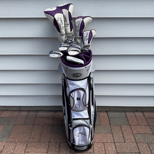 Tour Edge Lady Edge Golf Club Set Driver Wood Hybrids Irons Putter Womens Flex