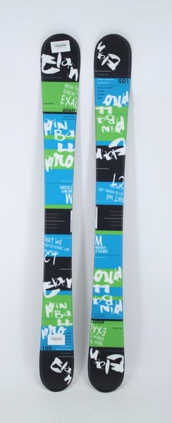 Elan Pinball Pro Twin Tip Flat Skis - 105 cm New