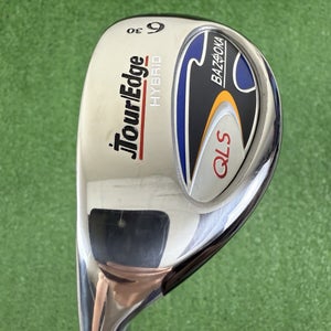 Tour Edge Bazooka QLS 6 Hybrid 30 6H Aldila NV 75 Stiff Left Handed 38