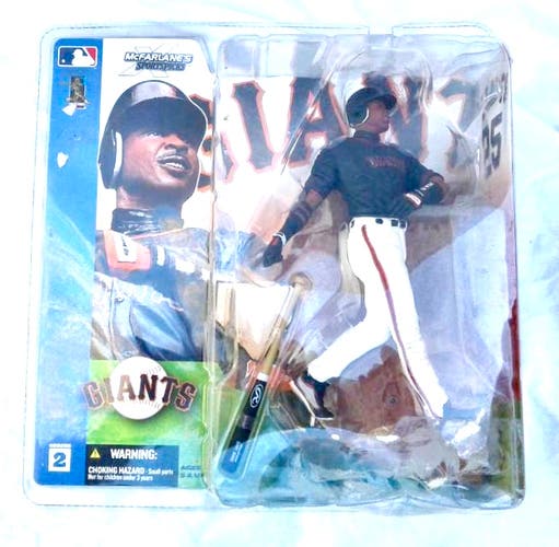 NEW McFarlane MLB Series 2 Barry Bonds Figure S.F. Giants Black Jersey 2002