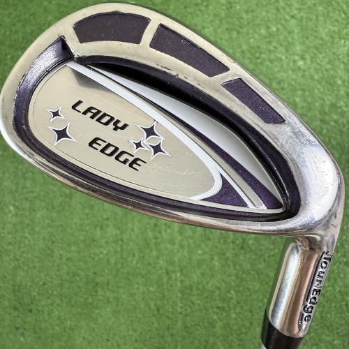 Tour Edge Lady Edge PW Pitching Wedge Factory Graphite Ladies Womens Flex 34.75