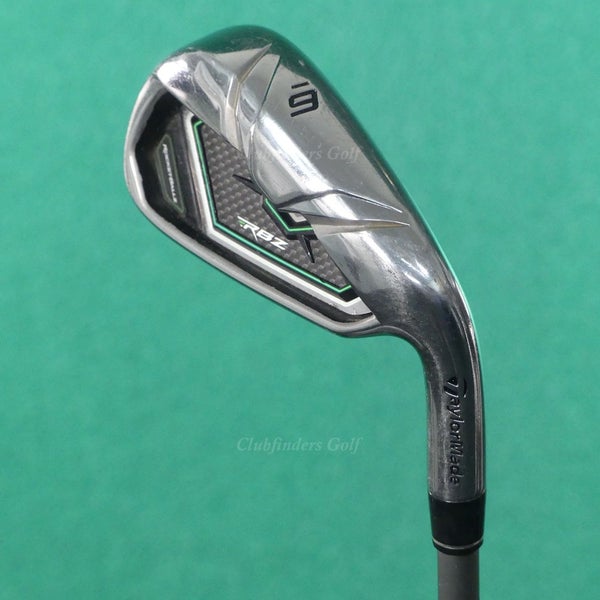 Lady TaylorMade RBZ RocketBallz High Polish Single 6 Iron 55g Graphite Ladies