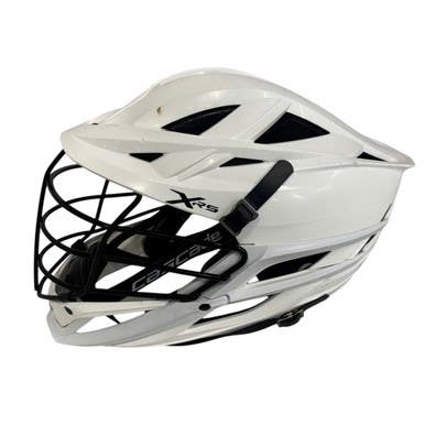 Used Cascade XRS Lacrosse Helmet White One Size 11406-S000105415