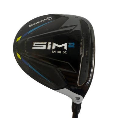 Used Taylormade SIM 2 MAX Mens Fairway Wood RH 3 Wood 11406-S000105709
