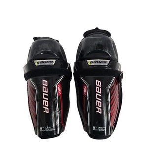 Used Bauer NSX SHIN GUARD Junior Shin Guards Black 8" 11406-S000105950
