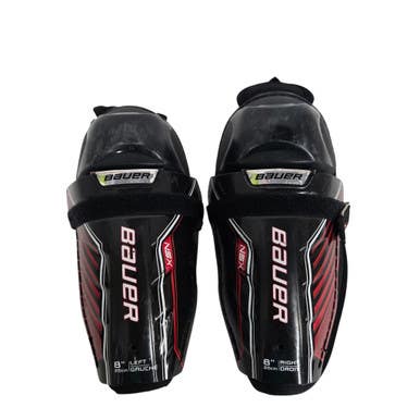 Used Bauer NSX SHIN GUARD Junior Shin Guards Black 8" 11406-S000105950