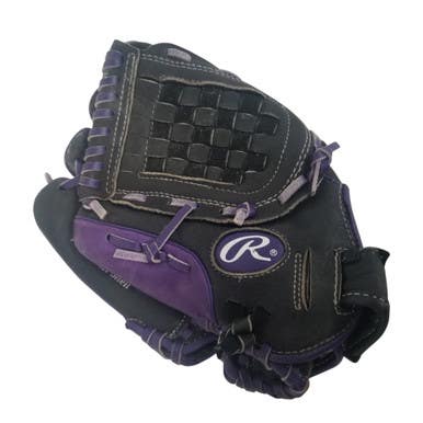 Used Rawlings HIGHLIGHT SERIES BB/SB Glove LH Throw Black 11 1/2" 11406-S000105454