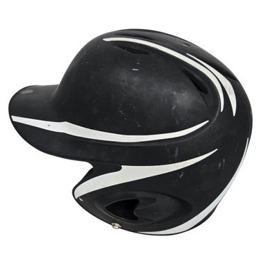 Used Mizuno MVP ADJ BKWT Batting Helmet No Mask Black One Size 11406-S000105643