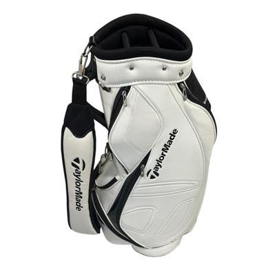 Used Taylormade PRO CART BAG Mens Cart Bag White 11406-S000106652
