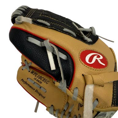Used Rawlings PLAYERS SERIES BB/SB Glove LH Throw Gold 10" 11406-S000106655