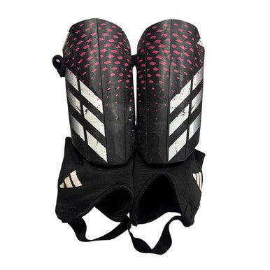 Used Adidas Soccer Shin Guards Adult Black MD 11406-S000106728