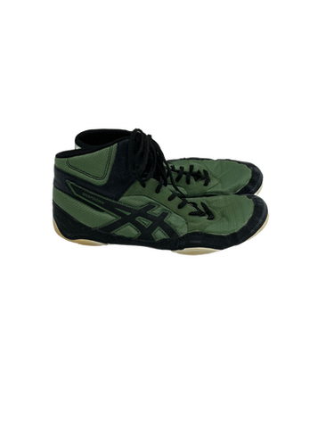 Used Asics SNAPDOWN Wrestling Shoes Green Senior 9 11692-S000140704