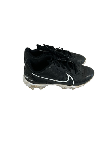 Used Nike ALPHA HUARACHE KEY BB/SB Cleats Black Junior 06 11692-S000140763