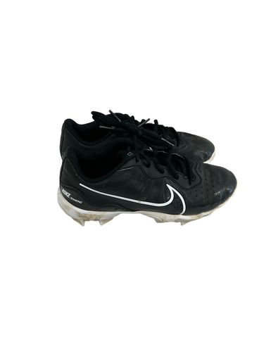 Used Nike ALPHA HUARACHE KEY BB/SB Cleats Black Junior 06 11692-S000140763