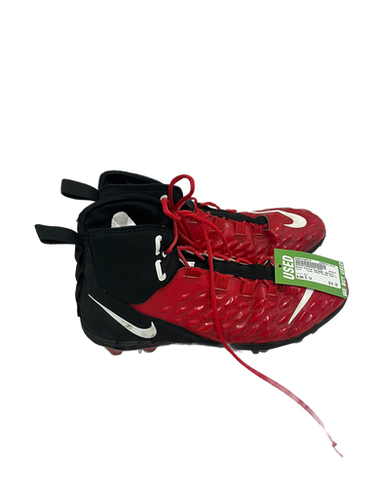 Used Nike FORCE SAVAGE VARSITY Adult FB Cleats Red Senior 14 11692-S000140418