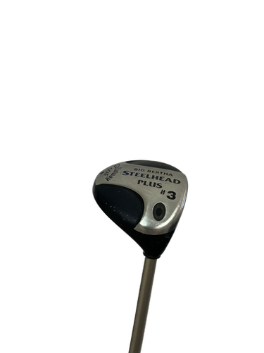 Used Callaway BIG BERTHA STEELHEAD PLUS Mens Fairway Wood RH 3 Wood 11692-S000141015