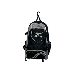 Used Mizuno MVP ELITE BB/SB Player Backpack Black And Grey 11692-S000140916