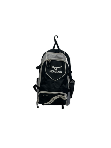 Used Mizuno MVP ELITE BB/SB Player Backpack Black And Grey 11692-S000140916