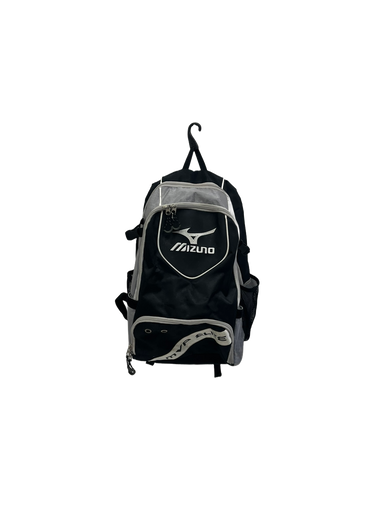 Used Mizuno MVP ELITE BB/SB Player Backpack Black And Grey 11692-S000140916