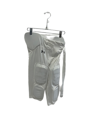 Used Under Armour Youth FB Integrated Pants White XL 11692-S000140929