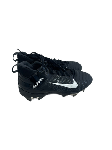 Used Nike ALPHA MENACE 2 SHARK Adult FB Cleats Black Senior 8.5 11692-S000140932