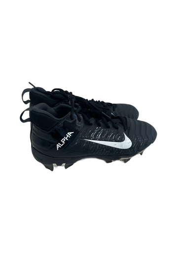 Used Nike ALPHA MENACE 2 SHARK Adult FB Cleats Black Senior 8.5 11692-S000140932