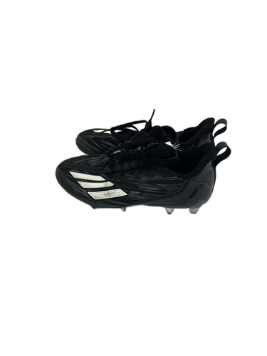 Used Adidas ADIZERO Adult FB Cleats Black Senior 8 11692-S000140944