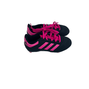 Used Adidas GOLETTO Soccer Cleats Black And Pink Youth 10.0 11692-S000140945