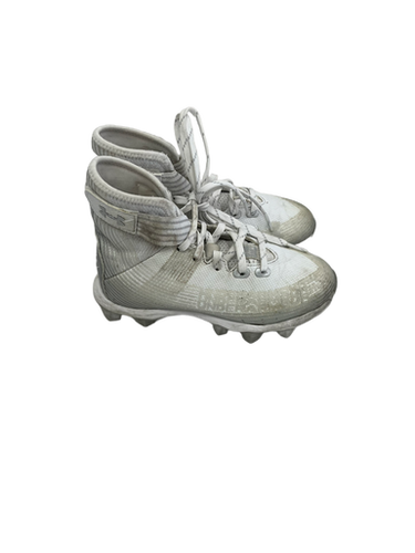 Used Under Armour SPOTLIGH FRANCHISE Jr FB Cleats White Junior 01.5 11692-S000140936
