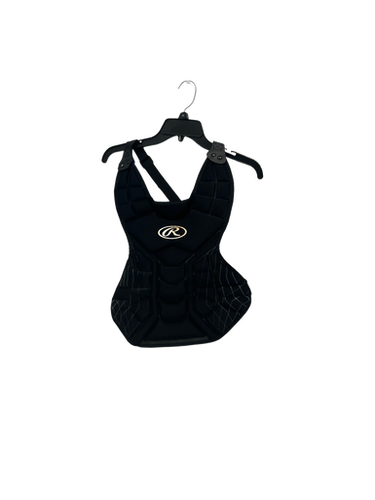 Used Rawlings PLAYERS SERIES 9-12 Catchers Chest Protector Black Junior 11692-S000140958