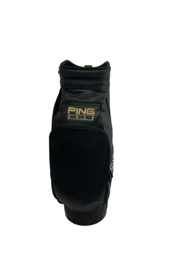 Used Ping STAFF CART BAG Mens Cart Bag Black 11692-S000140964