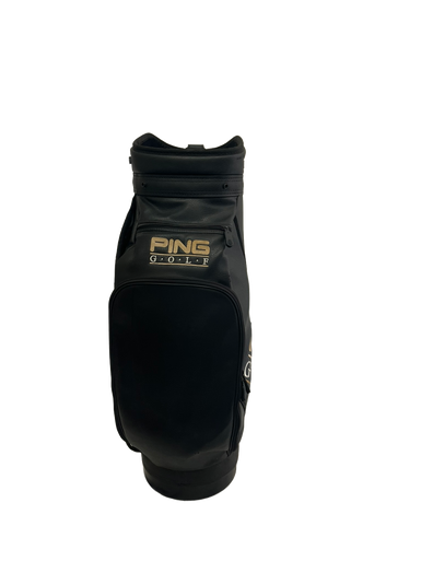 Used Ping STAFF CART BAG Mens Cart Bag Black 11692-S000140964