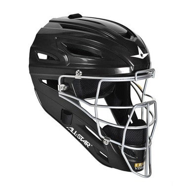 New MVP  7-71/2 CATCHER HELMET BLACK 11884-ASTMVP3-L