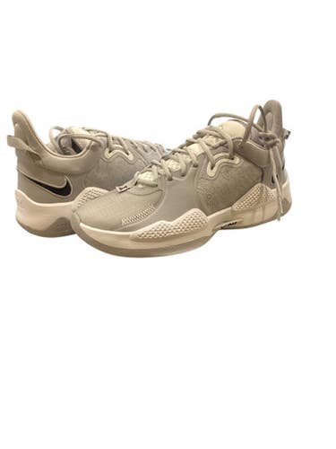 Used Nike PG 5 TB PROMO Basketball Shoes M White Senior 10 11884-S000048530