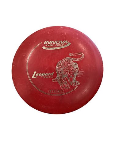 Used Innova LEOPARD Disc Golf Driver Red 11884-S000049235