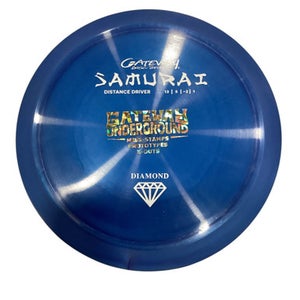 Used Gateway SAMURAI Disc Golf Driver Royal Blue 11884-S000049244