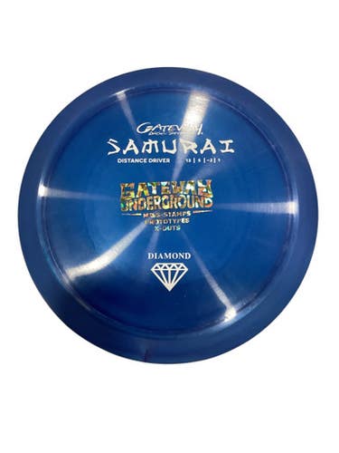 Used Gateway SAMURAI Disc Golf Driver Royal Blue 11884-S000049244
