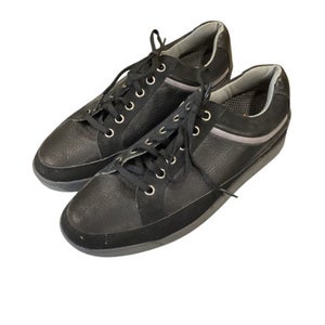 Used Foot Joy Mens Golf Shoes Black Senior 7.5 11884-S000048730
