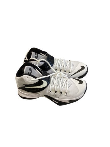 Used Nike NIKE ZOOM SOLDIER VIII TB Basketball Shoes M White Senior 8.5 11884-S000048849