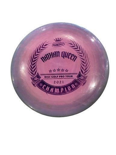 Used Innova THUNDERBIRD NATHAN QUEEN Disc Golf Driver Pink 11884-S000049111
