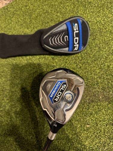 TaylorMade SLDR C 4 21* Hybrid, SLDR Stiff Flex, RH