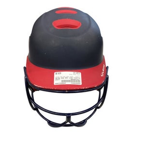 Used BoomBah NAVY AND RED HELMET Batting Helmet w/Mask Navy Blue LG 11884-S000049841