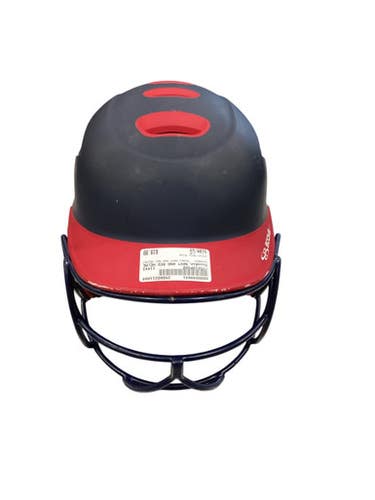 Used BoomBah NAVY AND RED HELMET Batting Helmet w/Mask Navy Blue LG 11884-S000049841